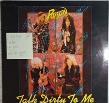 Poison Talk Dirty To Me Vinyl Record 12" EX/VG+ 12 KUT 125 1986