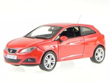 Seat Ibiza SC 3-door red diecast model car 1/43