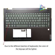 For Lenovo Yoga 7 16IRL8 Upper Case Palmrest Keyboard No-Touchpad 5CB1L31865