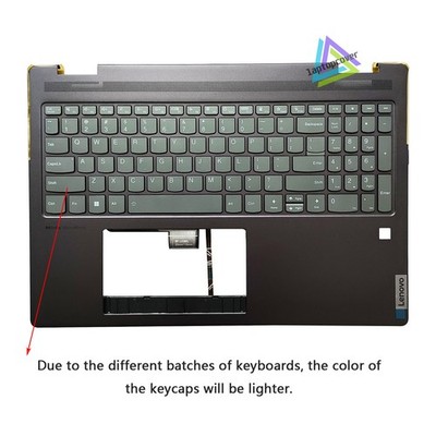 For Lenovo Yoga 7 16IRL8 Upper Case Palmrest Keyboard No-Touchpad 5CB1L31865