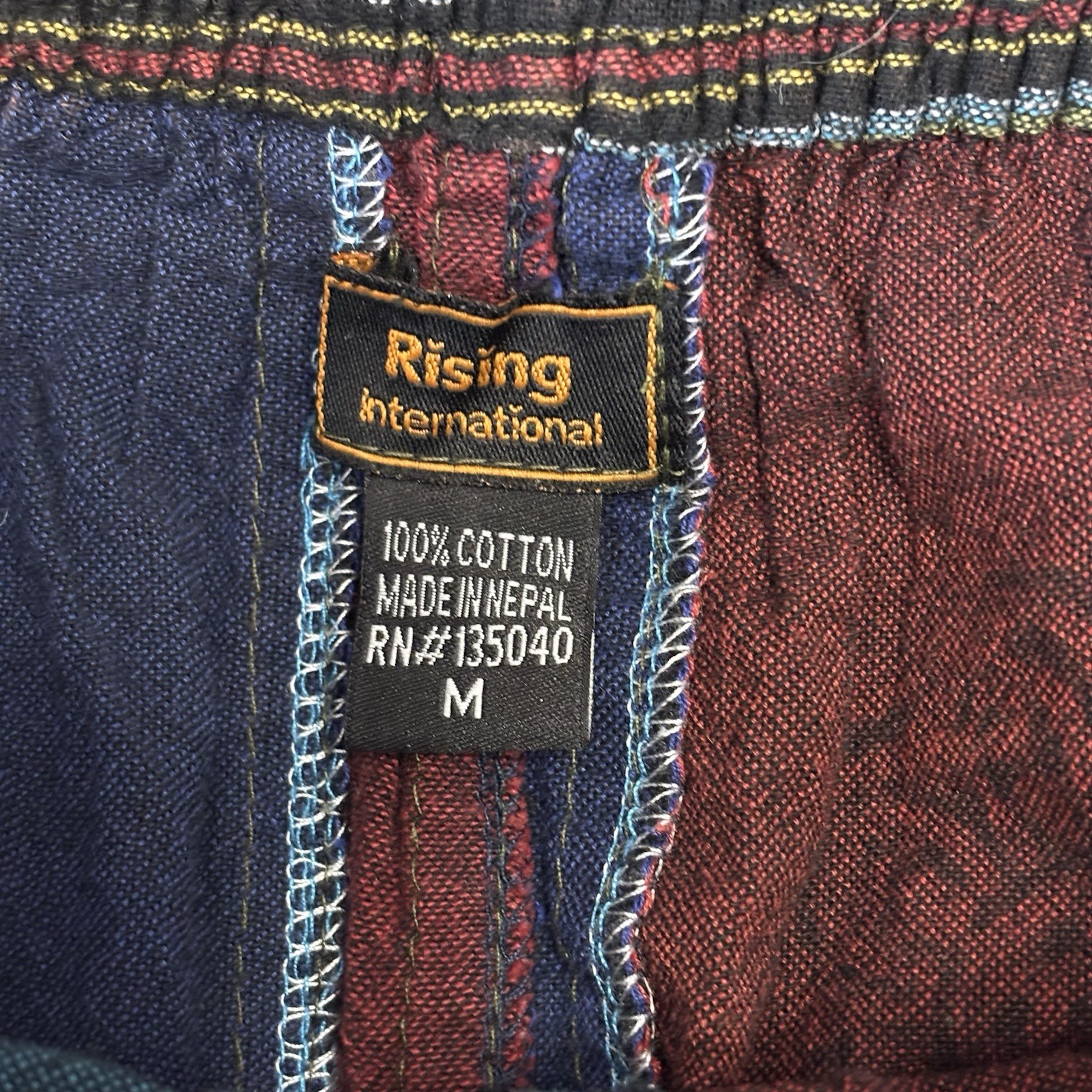 Rising International Patchwork Mushroom Jogger Pa… - image 3