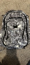 JuJuBe Onyx Sketch Be Right Back Backpack - Black and White - Lightly Used