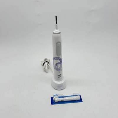 Oral-B Pro Series 3 Elektrische Zahnbürste, Weiß, 1 3D-Reinigungsbürste, entfern