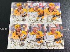 2025-26 Fleer Flair Nashville Predators Team Base Set Lot x 6  Josi Forsberg