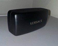 Versace Black Hard Sunglass Case - Authentic - Comes with Cleaning Cloth