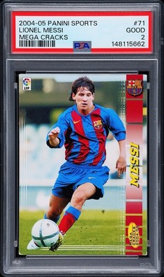 2004-05 Panini Megacracks MGK La Liga - Nueva Ficha Lionel Messi