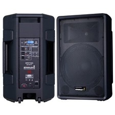 15" Bluetooth Active Audion Speaker TWS Karaoke PA Powered Studio USB Speaker
