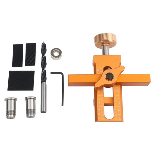 Robust Cabinet Door Installation Solution Aluminum Alloy Tool with Drill Bit - Picture 10 of 60