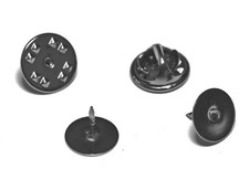 Butterfly Clutch Tie Tacks Pin Backs with Blank Pins for DIY Craft Metal 100...