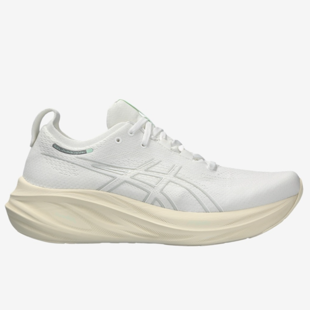 ASICS® Gel Nimbus 26 Running Shoes Feather Gray Black/White