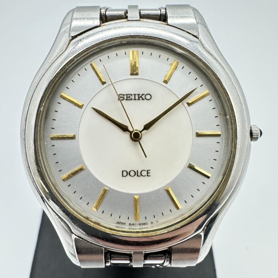 35mm Vintage 16cm 8J41 Unisex Quartz Dolce Watch Seiko Dress wrist 6030 - vintagewatches.pk