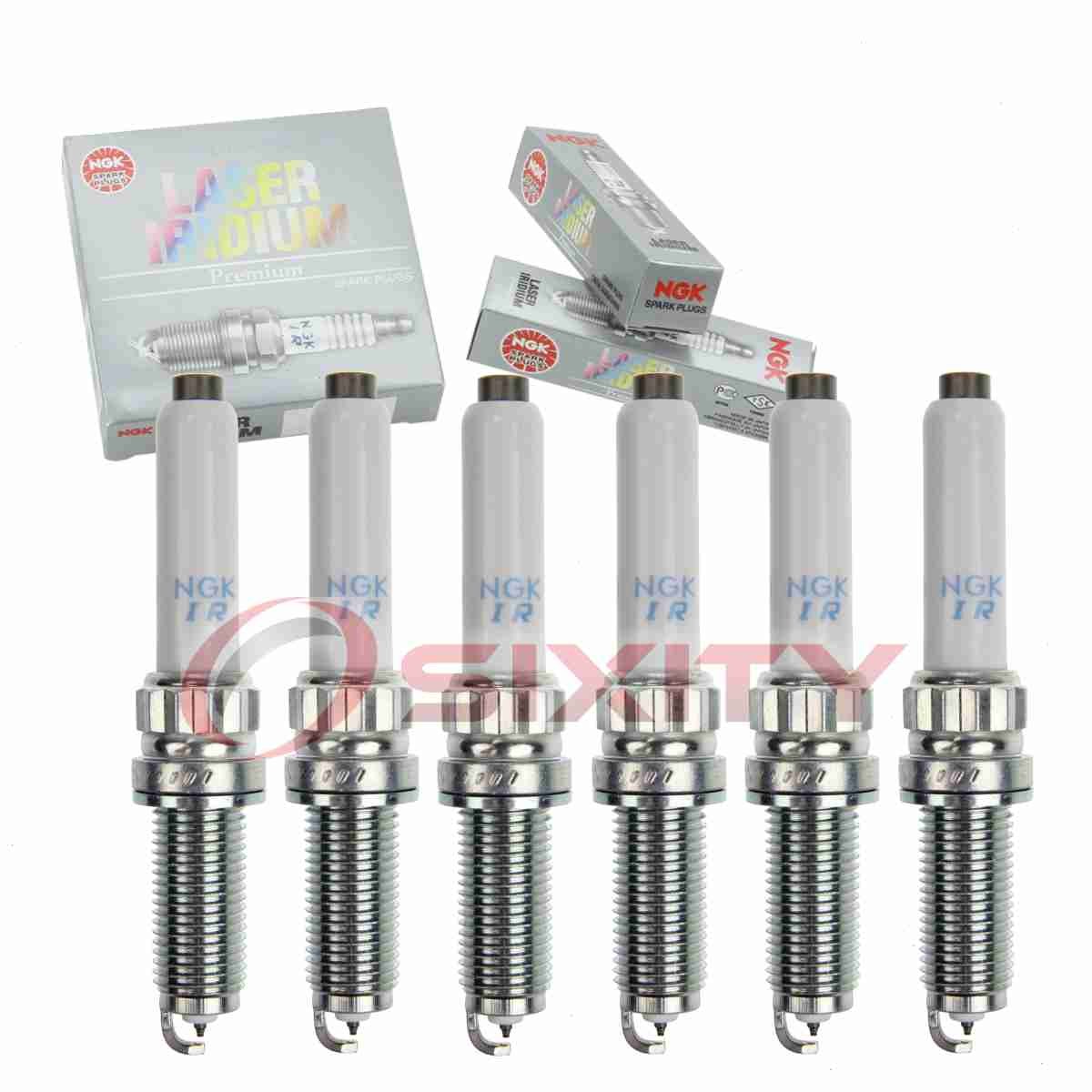 6 pc NGK Laser Iridium Spark Plugs for 2017-2020 BMW 440i Gran Coupe 3.0L L6 ag