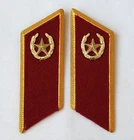 Internal Troops Soviet collar tabs Maroon USSR Military uniform Army Insignia