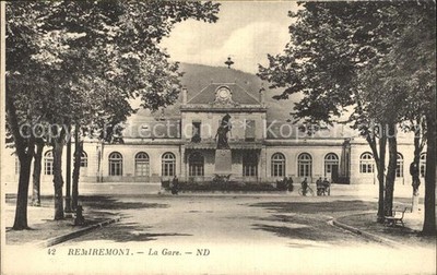 Remiremont Vosges La Gare Monument Bahnhof