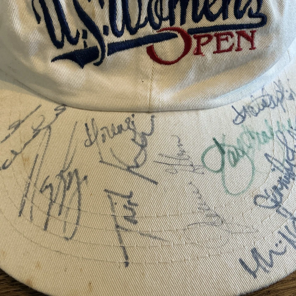 Vintage Collector’s US Women’s Open Golf Cap with 11 signatures- See Photos - Image 2 of 4