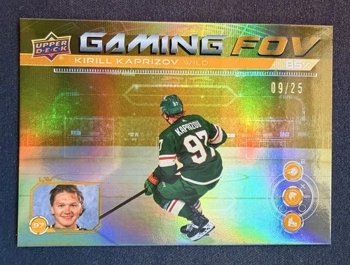 24-25 UPPER DECK GAMING FOV GOLD KIRILL KAPRIZOV SP #GFOV-8 09/25 MINT