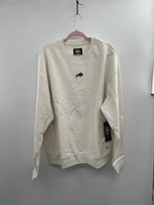 NWT '47 Brand Buffalo Bills Sweatshirt Mens 2X Large Ivory Long Sleeve Crew Neck