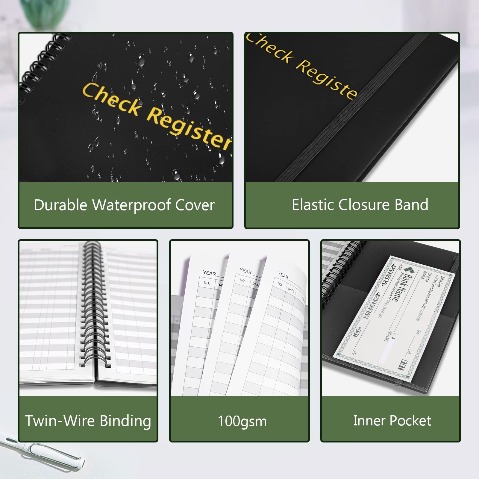как выглядит Homlive Check Registers for Personal Medium 5.8