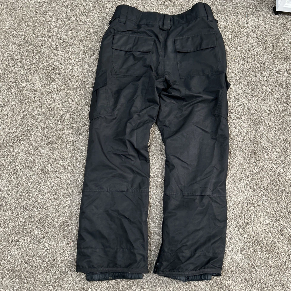 Neff Pantalones de Nieve Para Hombre M Negro Snowboard Forrados para Esquí Foto 2 de 4