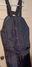 REFRIGIWEAR 0385T Chill breaker Overall Bibs, New In Bag, Mens Navy X-Large TALL