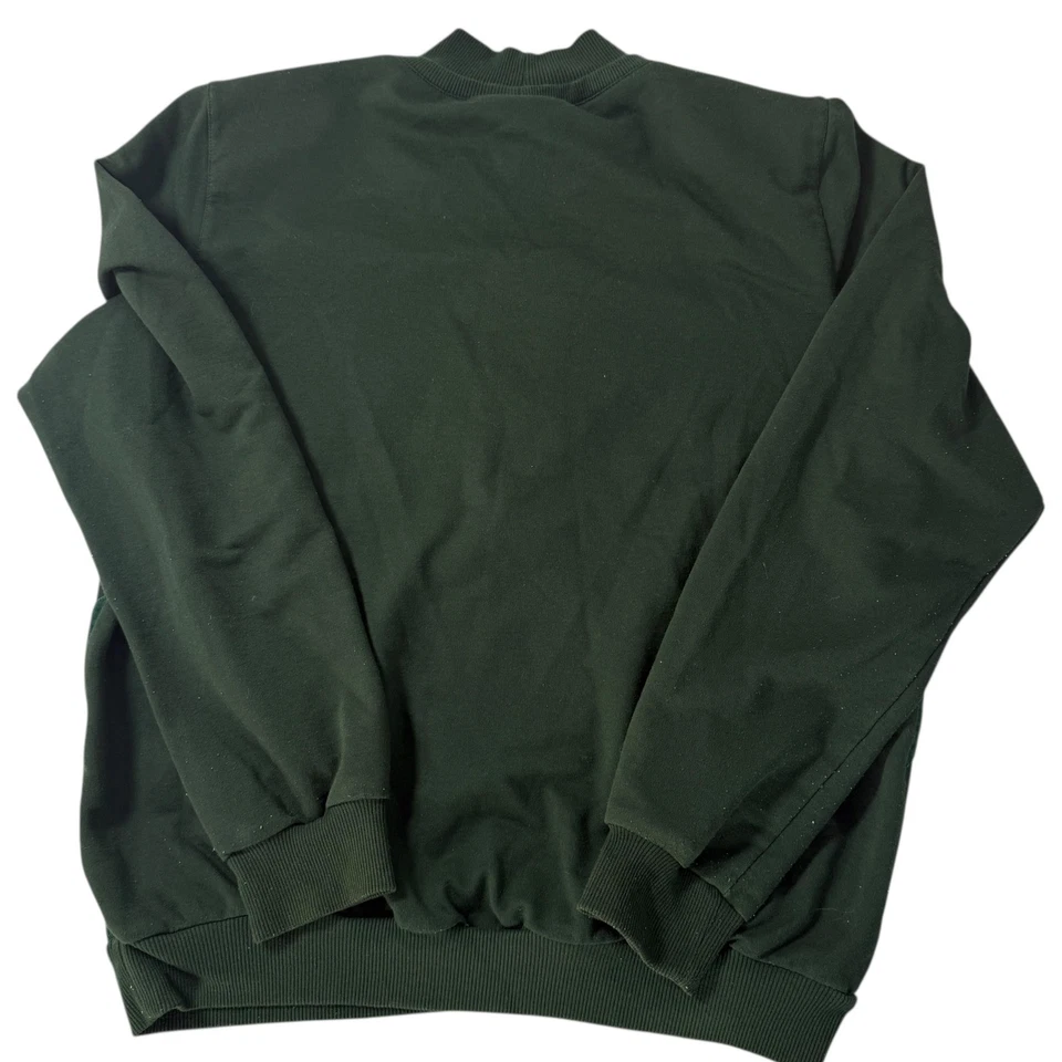 Sudadera De Colección Alfred Dunner Verde Terciopelo Argyle Paisley Bordada Para Mujer S Foto 2 de 4