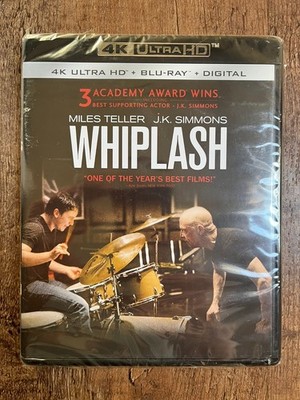 Whiplash (4K UHD + Blu-ray + Digital, 2014, Region Free) *NEW/SEALED*