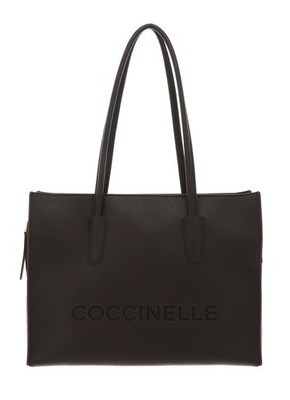 COCCINELLE Myrtha26 Handbag Grained Leather Handtasche Tasche Fango dunkelgrün