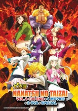 The Seven Deadly Sins - Complete 136 Episodes Boxset Anime DVD with English Dub