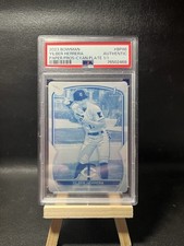 2023 Bowman Prospects Yilber Herrera BP88 Cyan Printing Plate 1/1 PSA Authentic