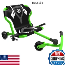 EzyRoller Pro-X Ride On Toy for Kids/Adults - Green, Award Winning, 200lbs Max