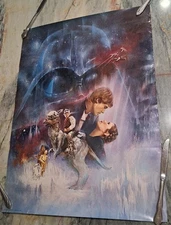 1980 STAR WARS THE EMPIRE STRIKES BACK VINTAGE POSTER 20"x27" LUCASFILM LTD FAN