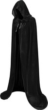 Velvet Hooded Cloak for Adults - Perfect for Halloween, Christmas  Costumes