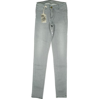TEDDY SMITH W29 L32 Hose Grau Damen The Jeg Form Skinny stretch Slim Fit 38 NEU
