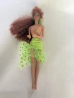 Vintage 1989 Barbie Dance Club Kayla #3512 Crimped Red Hair