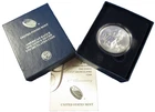 2016 W American Eagle One Ounce Silver Uncirculated Coin United States Mint Box