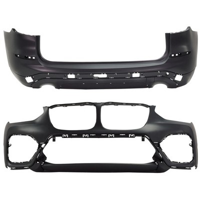 For 2018-2021 X3 Bumper Cover 51117484782 51127488216 SET PAIR