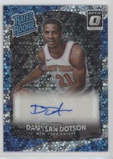 2017-18 Panini Donruss Optic Fast Break Prizm Signatures Damyean Dotson Auto 4l3