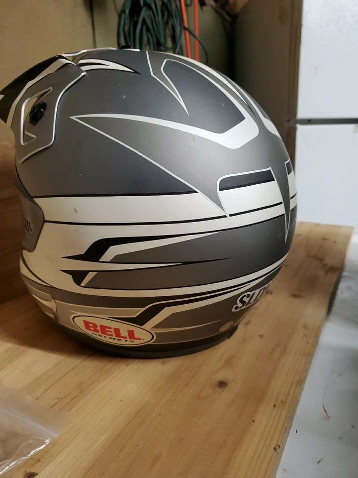 Casco de motociclismo Bell Moto 7R cara completa L AP diseños SNELL M2000 PUNTO APROBADO USADO EN EXCELENTE ESTADO Foto 3 de 4