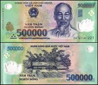 Vietnam 500000 Dong, 2021, P-124q, UNC, Polymer
