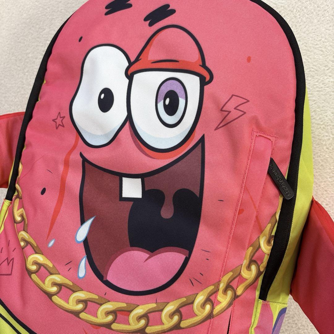 Rare Sprayground x SpongeBob Patrick Face Backpack Limited