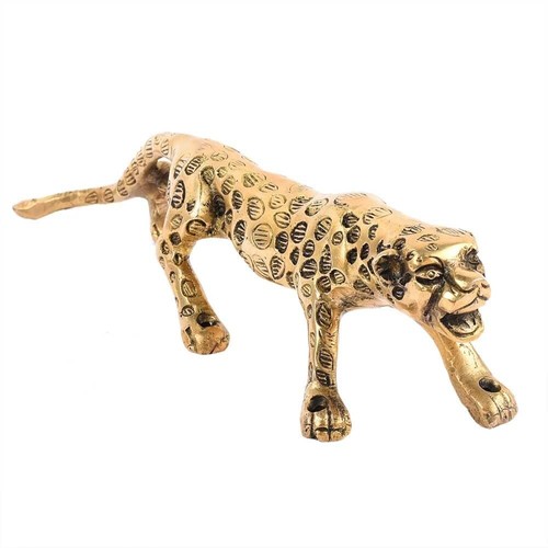 Maniglia porta principale decorativa in ottone Jaguar con cassetto - oro, har... - Foto 8 di 9