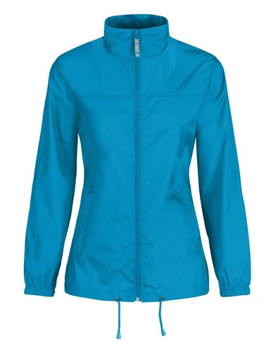 Windbreaker Jacket Women's Zip Hoodie With Pockets - Picture 11 of 15