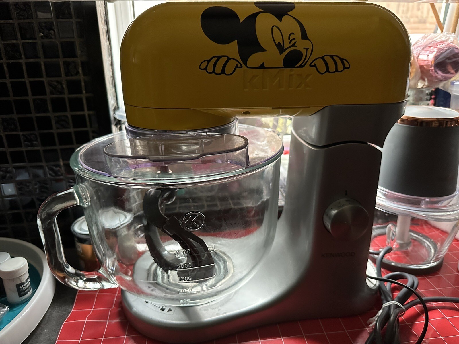 Kenwood kMix KMX750AC Mickey Mouse Design Unique Stand Mixer Yellow & Silver eBay