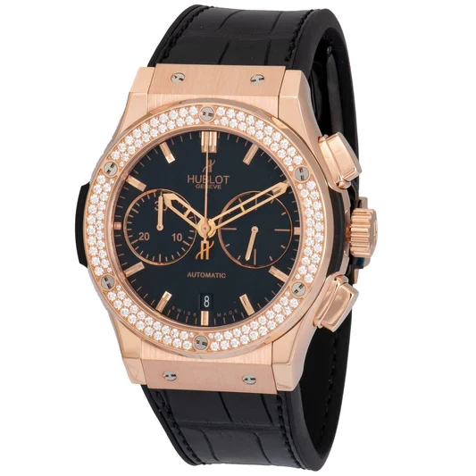 Hublot — Hublot Classic Fusion Chronograph King Gold Pave