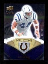 2008 UPPER DECK ICONS NFL ICONS NFL17 DALLAS CLARK 679/799 COLTS