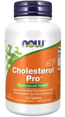 NOW Foods Cholesterol Pro 120 Tabs Fresh 01/2027EXP