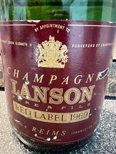 CHAMPAGNER LANSON 1969 MAGNUM FLASCHE LEER - SAMMLER STÜCK - SAMMLERFLASCHE 1,5L