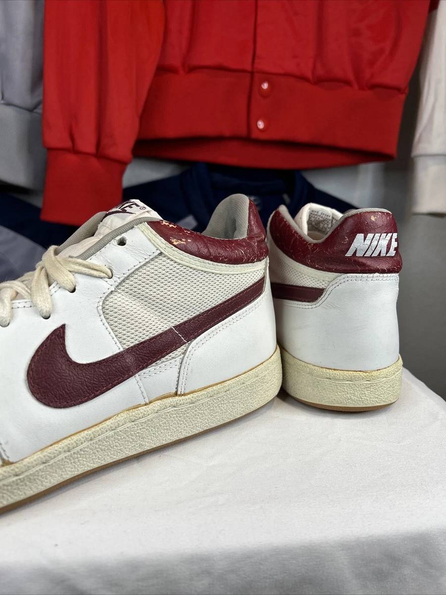 Challenge Court Shoes 1984 Tennis 11.5 Korea OG Burgundy 80&#039;s | eBay