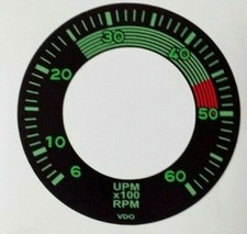 Porsche 356 Tachometer Foil Up To 6000 Rpm New Vat Deductible Porsche 356 Tachometer Foil Up To 6000 Rpm New Vat Deductible