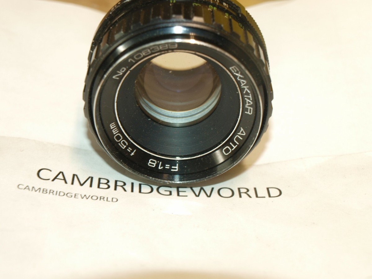 【実写確認整備品】EXAKTA TL500／Orestor50mmf2.8付 50mm f1.8 AUTO EXAKTAR PRIME LENS for EXAKTA REAL and EXAKTA TWIL